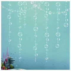 Sea Bubble Garland Little Mermaid Party Decoration 2D Bubble Skirt Garland