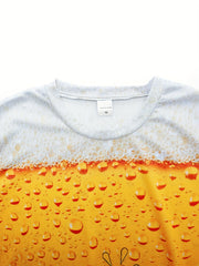Men's Striped T-Shirt for Summer Outdoor & Casual Evenings