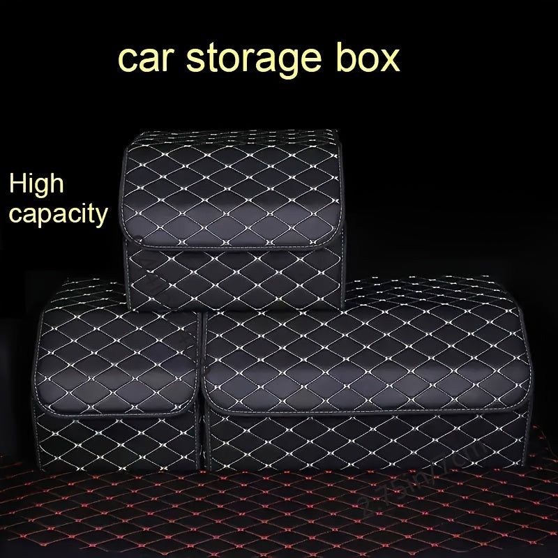 Car Trunk Storage Box Collapsible Auto Cargo Container Organizer
