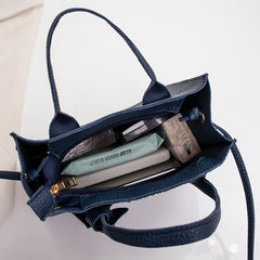 Letter Decor Handbags For Women Litchi Crossbody Bag Satchel Purses