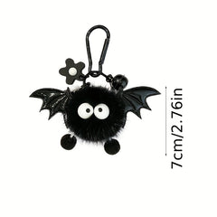 Little Devil Keychain Plush Doll Bat Keychain Halloween Accessories