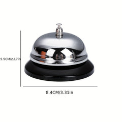 Big Button Call Bell Desk Bell 8.38 Cm Metal Anti Rust Ringing Service Bell