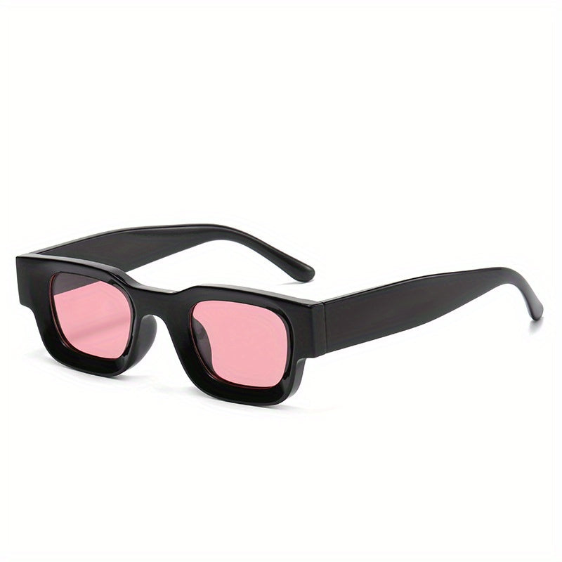 Punk Rectangular Frame Sunglasses Classic Hip Hop Sunshade Eyeglasses