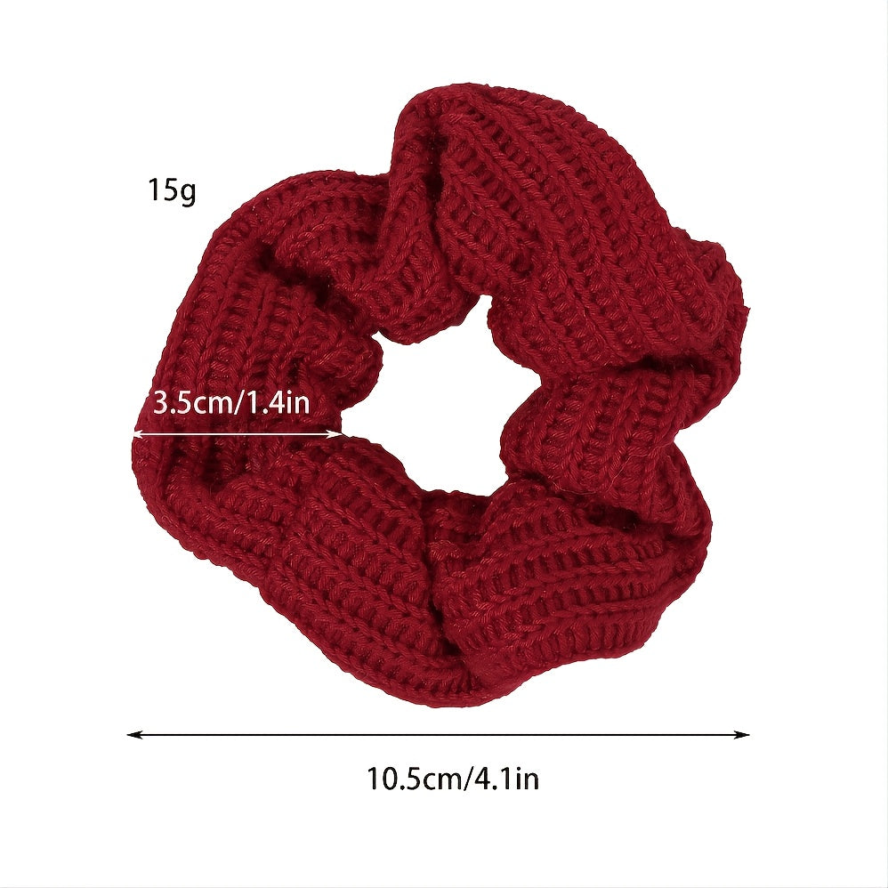 Wool Knitting Hair Ring Women's Hair Rope Hair Accessories