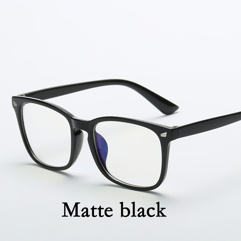 Transparent Computer Glasses Big Frame Anti Light Protective Glasses