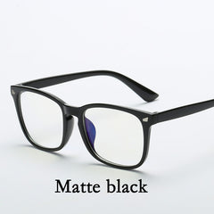 Transparent Computer Glasses Big Frame Anti Light Protective Glasses