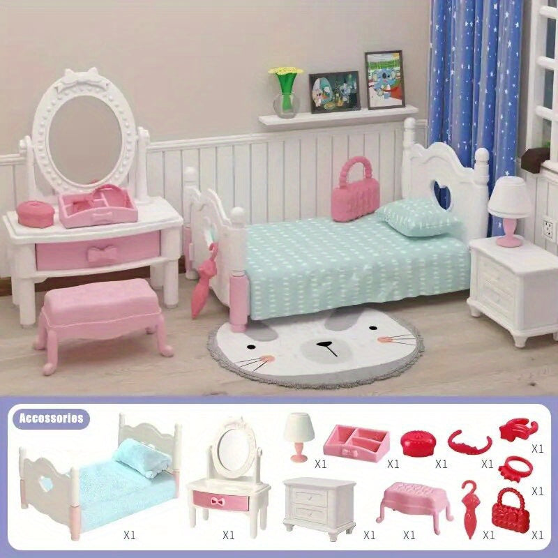 Doll Furniture Dollhouse Accessories Mini Housewarming DIY
