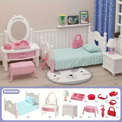 Doll Furniture Dollhouse Accessories Mini Housewarming DIY