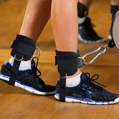 Adjustable Ankle Straps for Cable Machine D Ring Ankle Cuffs