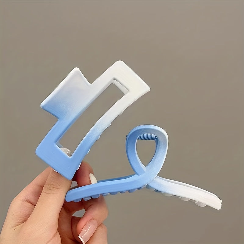 3pcs Gradient Hair Claw Clip Non Slip Strong Hold Grip Hair Jaw Clip