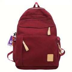 Preppy Style Laptop Backpack for Teenagers