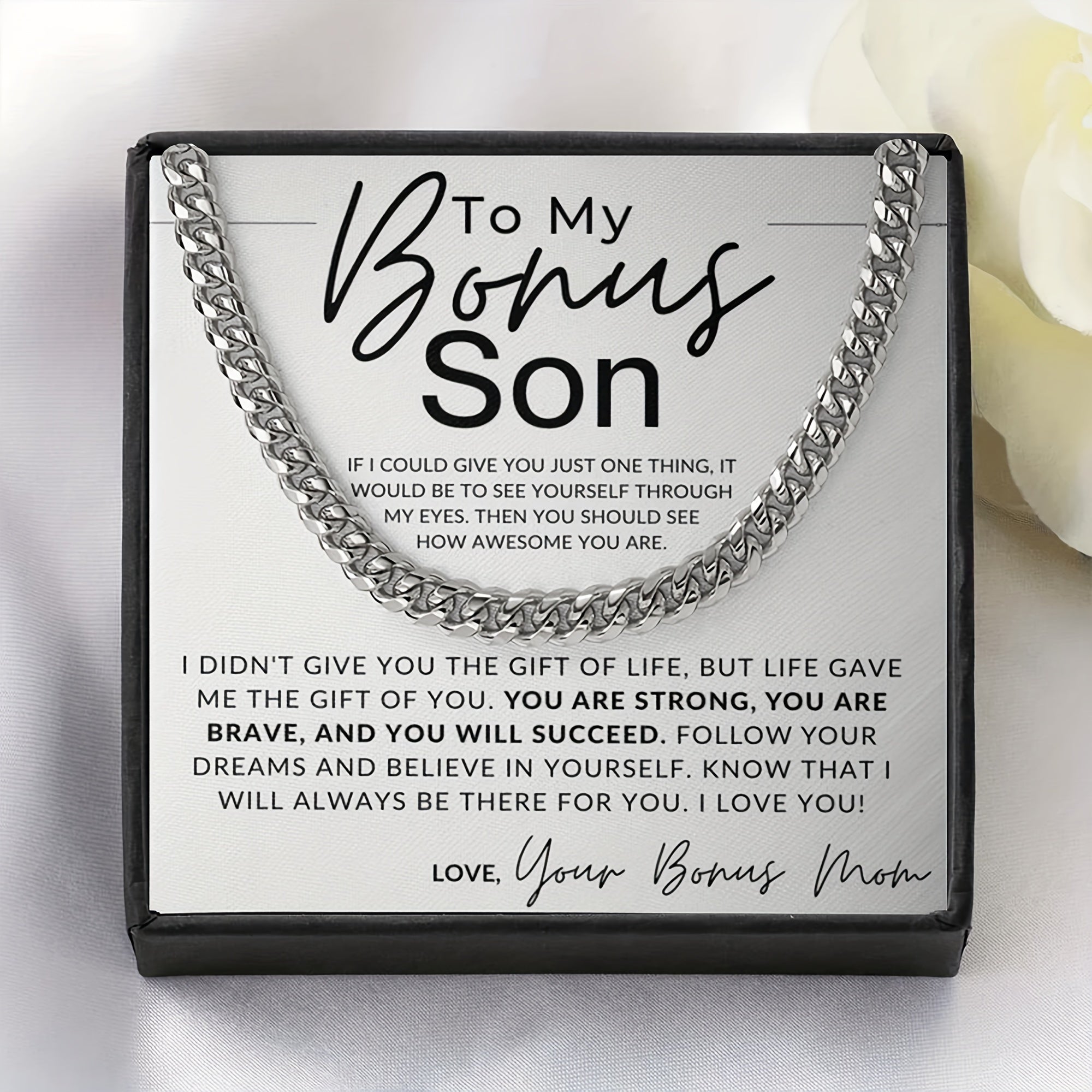 Hip Hop Style Chain Necklace Decorative Accessories Holiday Gift For Son