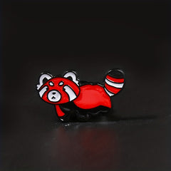 Cartoon Raccoon Badge Animal Brooch Clothing Collar Hat Accessories For Men