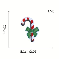 8pcs Christmas Iron On Patches For Men Clothing Jacket Jeans Pants Dress