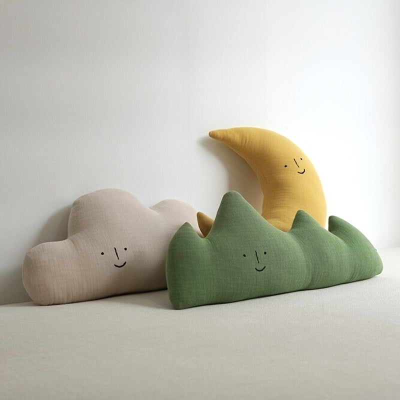 Adorable Moon Cloud Sleep Pillow for Babies