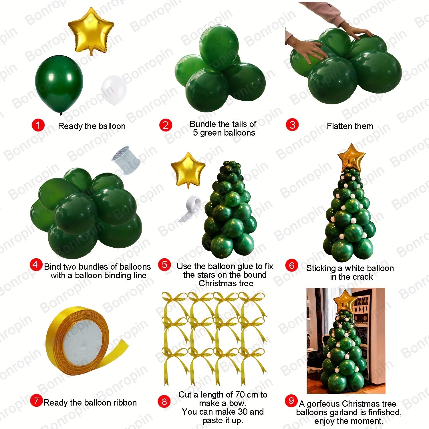 96pcs Christmas Balloon Garland Arch Kit for Party Decorations