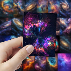 63pcs Galaxy Vinyl Decals for Scrapbooks Laptops Skateboards Water Bottles