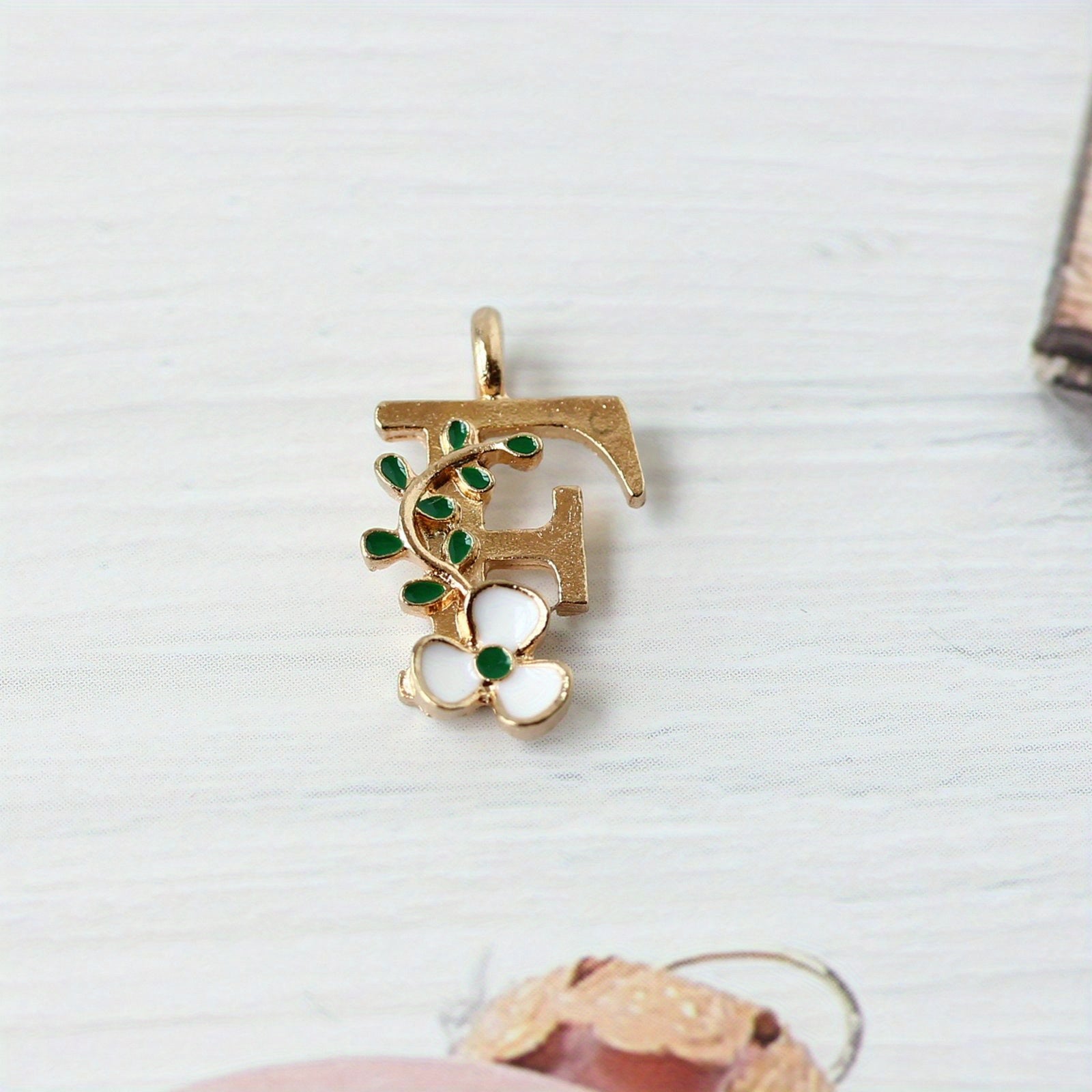 DIY Initial Letter Charms Jewelry Making Kit