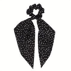 Boho Polka Dot Pattern Scarf Scrunchies Hair Tie Hair Rope Hair Scarves