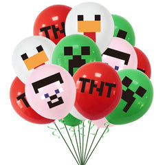 Video Gaming Style Party Balloon Happy Birthday Decorations