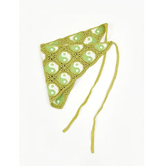 Neon Crochet Bandana Y2K Head Wrap Hair Accessory