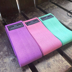 Non Slip Fabric Resistance Bands for Yoga Booty Exercise Set of 3
