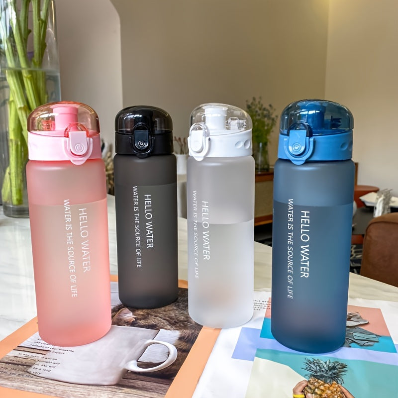 780ml Frosted Water Bottle for School Outdoor Fitness Stay Hydrated