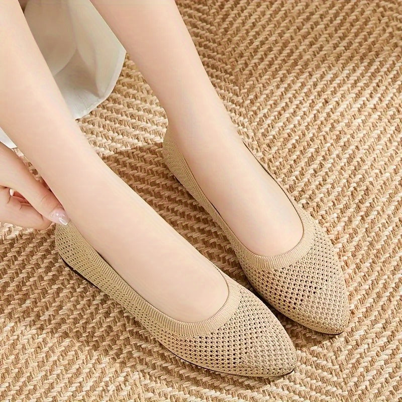Women's Casual Slip On Point Toe Flat Shoes