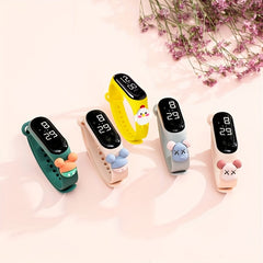 Kids LED Waterproof Sports Doll Bracelet Watch