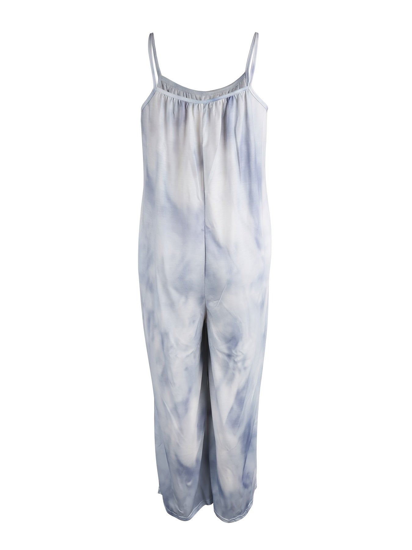 Boho Tie Dye Spaghetti Jumpsuit Streetwear Women's Clothing