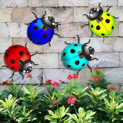 Metal Ladybugs Wall Decor - Add Sparkle to Your Home