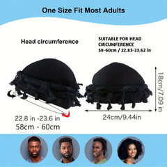 Vintage Twist Head Wraps Turban With Tassel for Men