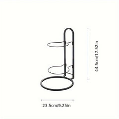 2 layer Basketball Storage Rack Ball Display Holder