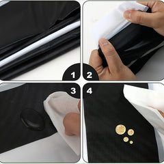 1pc Waterproof Striped Tablecloth for Holiday Party Picnic Decoration
