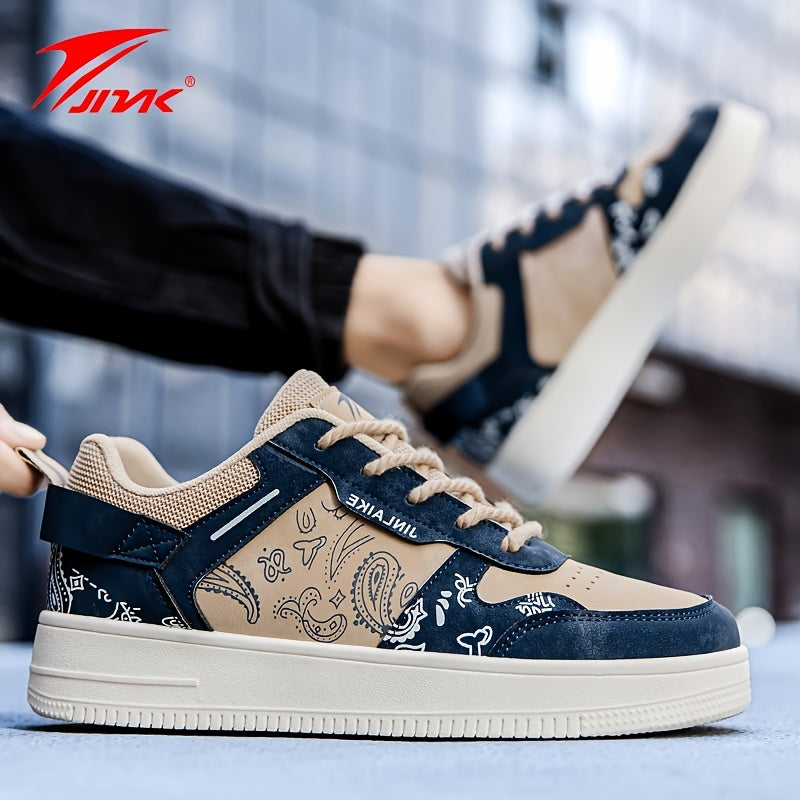 JNAK Men's Skate Shoes Casual Lace Up Sneakers Elevator Shoes