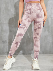 Tie Dye Sports Leggings High Waist Yoga Pants