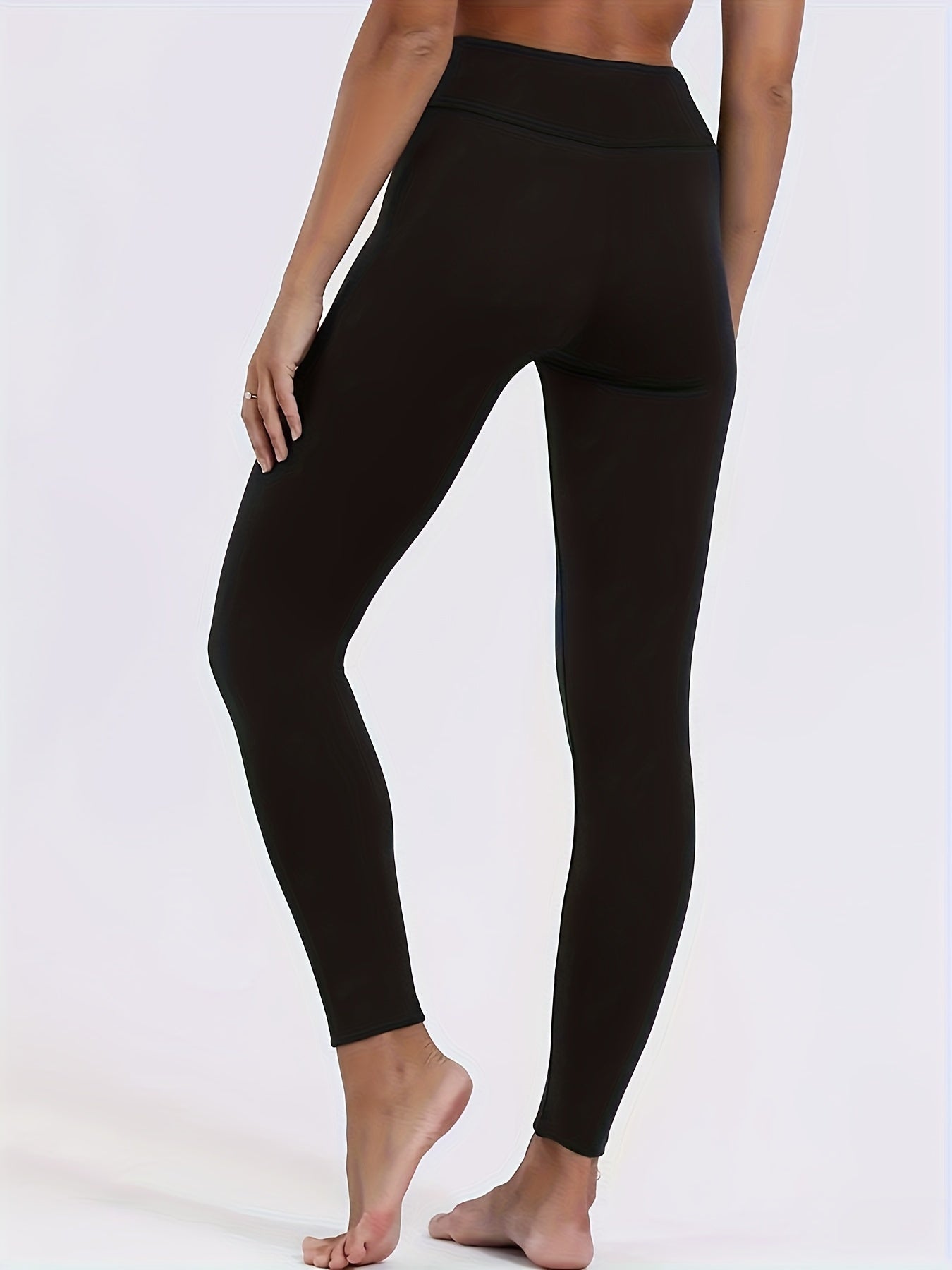 Warm Fleece Liner Yoga Pants Stretch Leggings