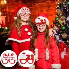Christmas Party Glasses Frames Xmas Costume Glasses Frame