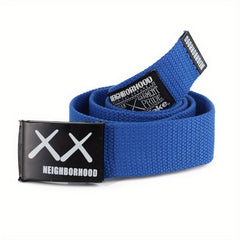 Men's XX Canvas Leather Belt, 3 1/5-inch - Can Be Tied for 20 Years