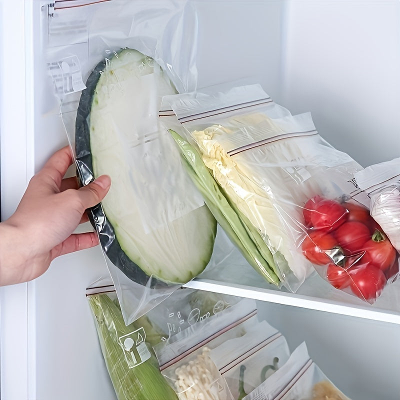 130pcs Double Sealing Food Storage Bags Clear Storage Bag For Snacks Nuts
