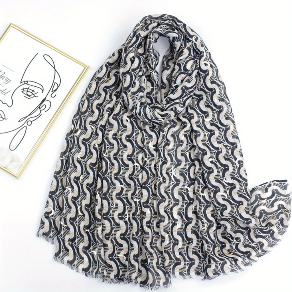 Sunflower Silk Satin Print Square Scarf Headscarf