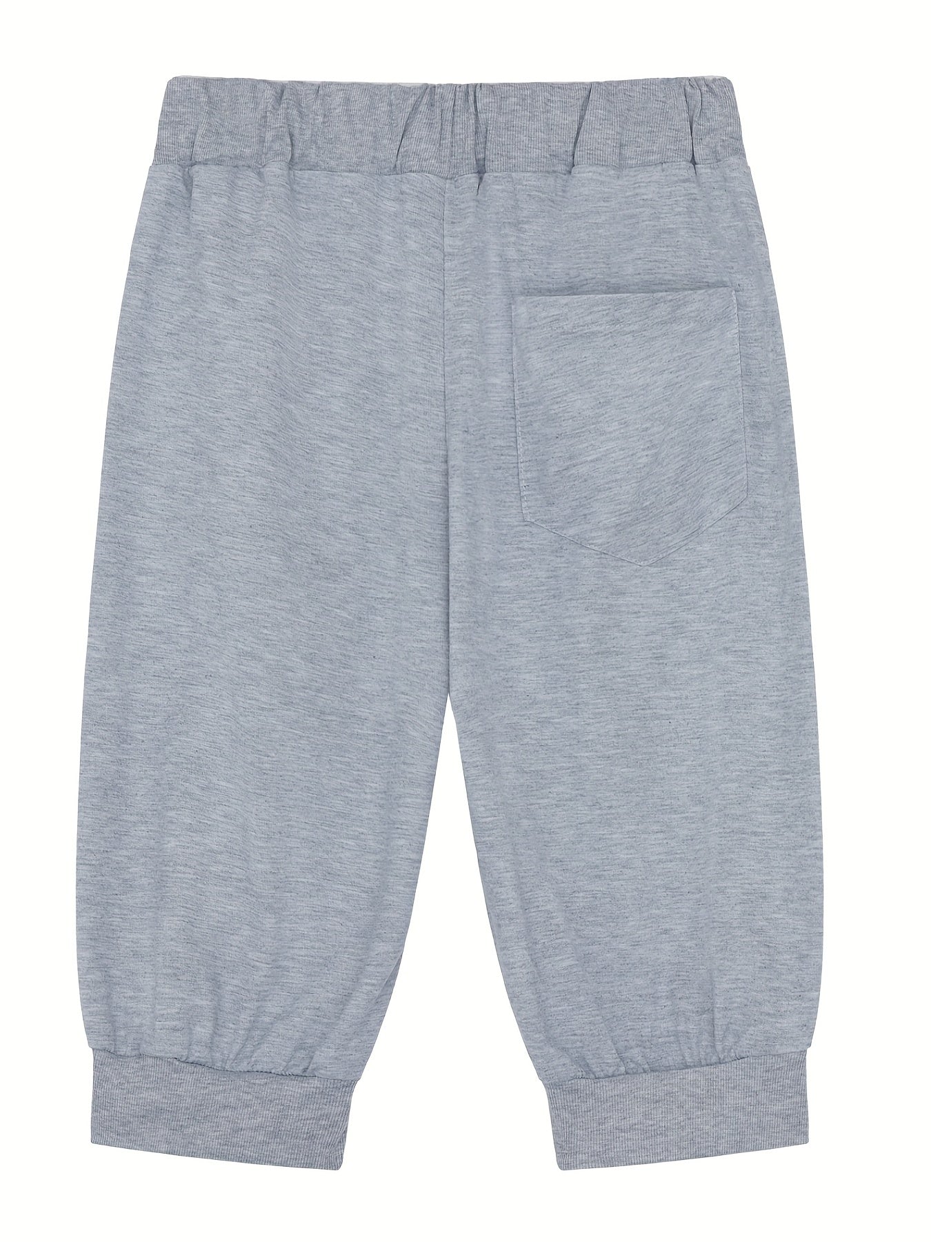 Skull Pattern Comfy Shorts Men's Casual Solid Knee Long Shorts