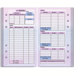 A6 Binder Replacement Core with Monthly and Weekly Plans
