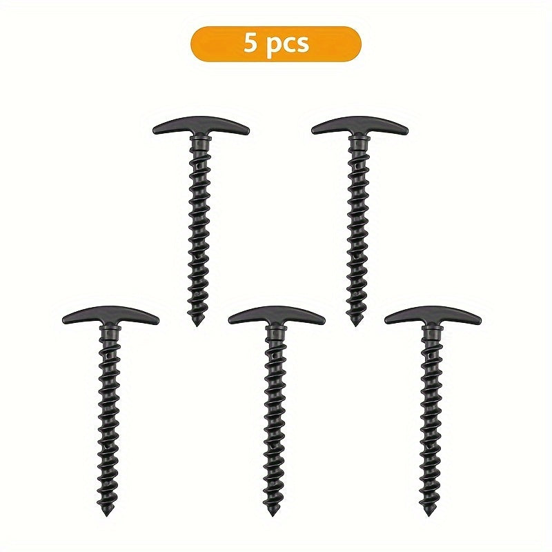 20pcs Tent Screw Nails Stakes for Camping