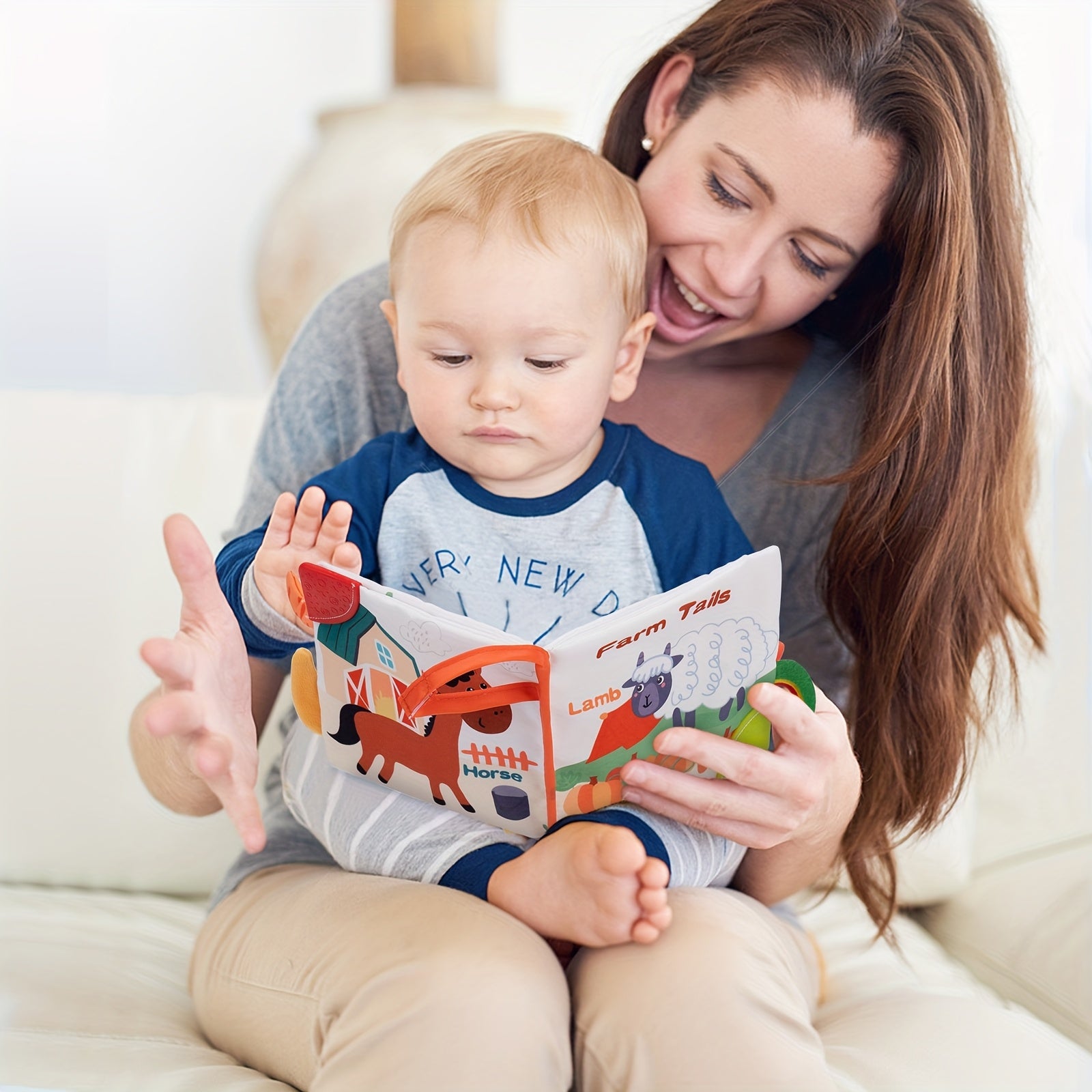 Interactive Baby Cloth Books for Toddlers 0 3 Years Educational Sensory Play
