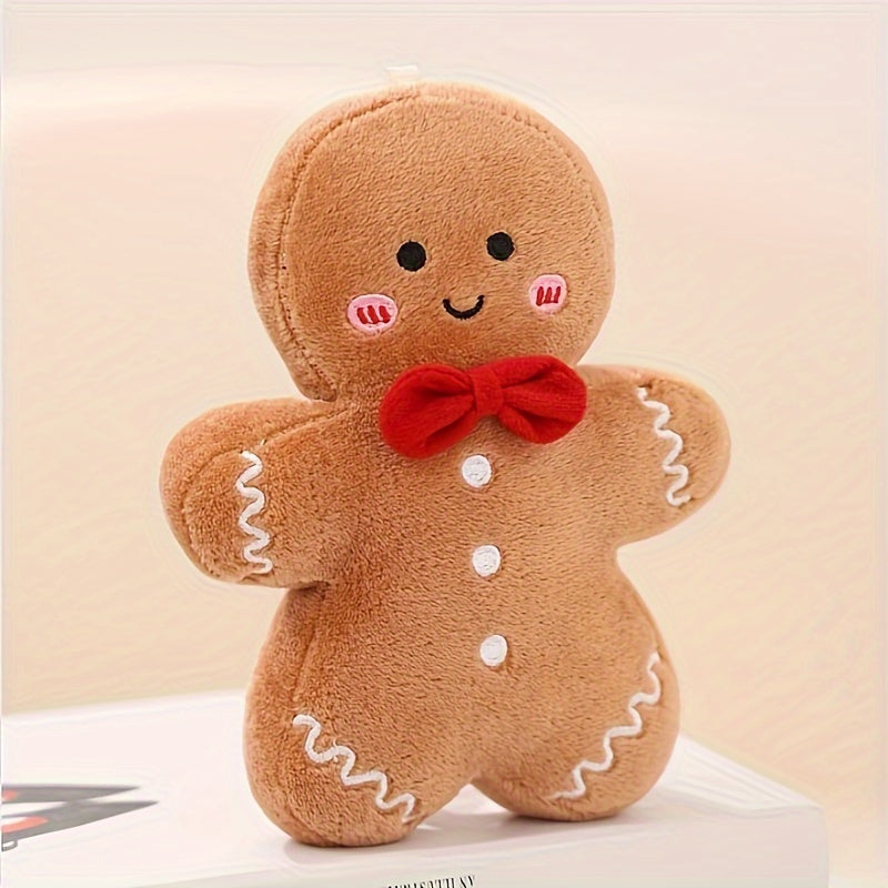Gingerbread Plush Stuffed Toy Doll Soft Pillow Doll Christmas Decor
