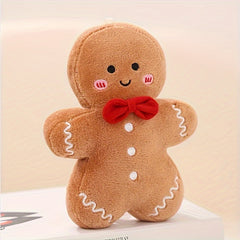 Gingerbread Plush Stuffed Toy Doll Soft Pillow Doll Christmas Decor