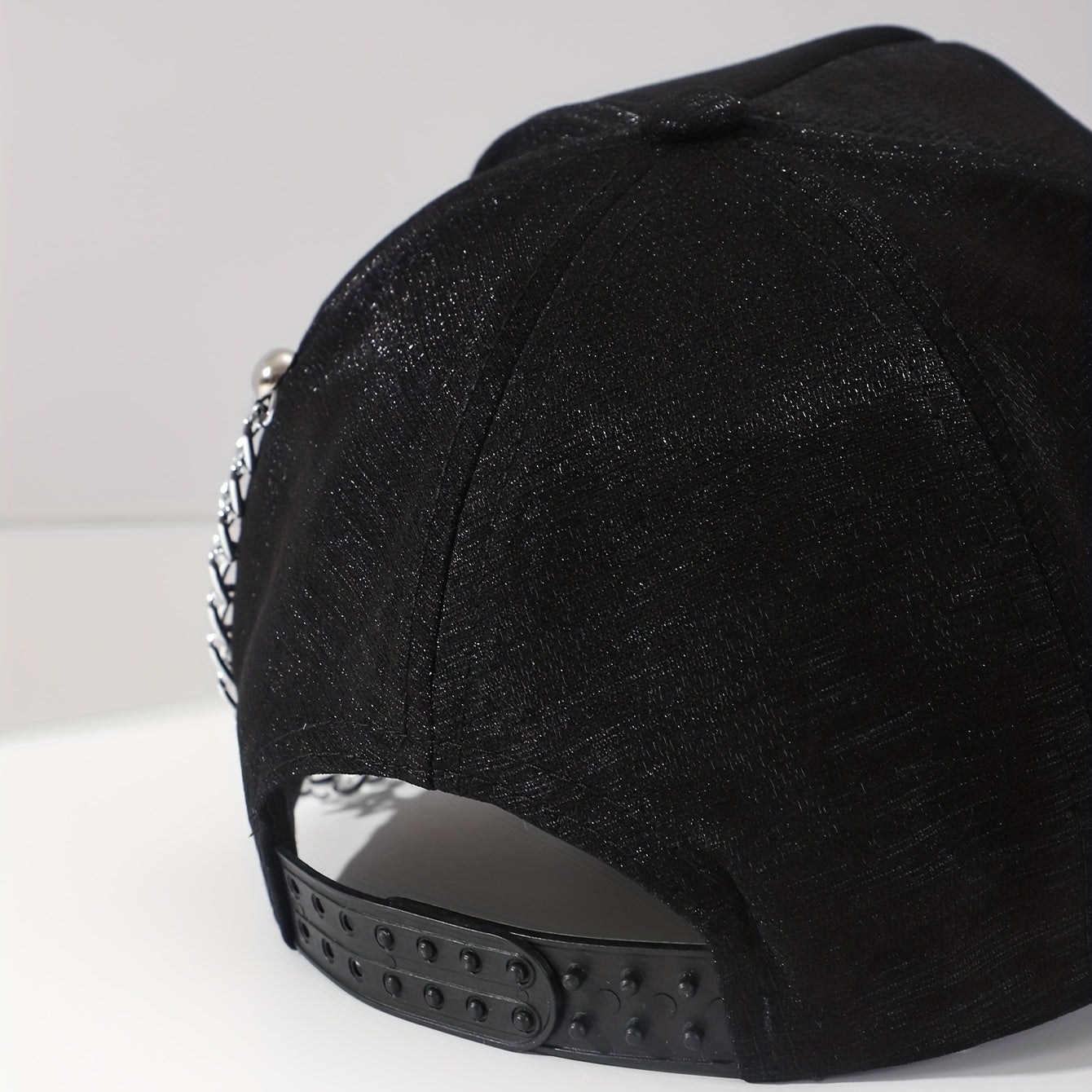 Men's Metal Chain Sun Hat Baseball Cap