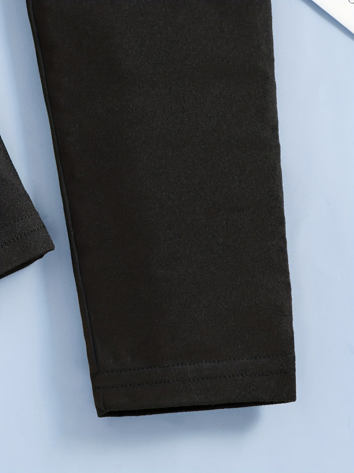 Boys 2 In 1 Compression Sports Pants for Training Basketball
