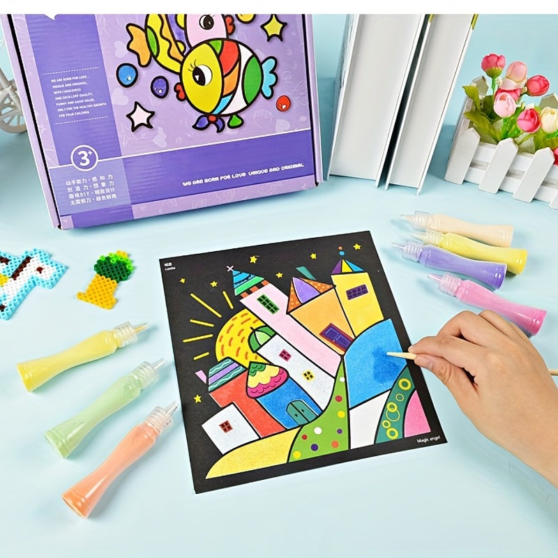 DIY Sand Painting Set for Kids, Parent-child Educational Art Toy